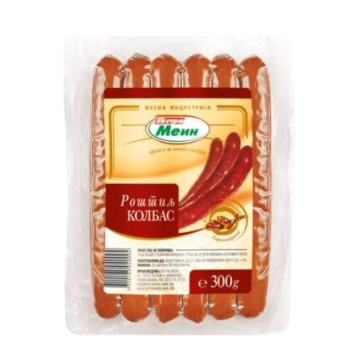 КОЛБАСА РОШТИQ МЕИН 300ГР ВАКУМ
